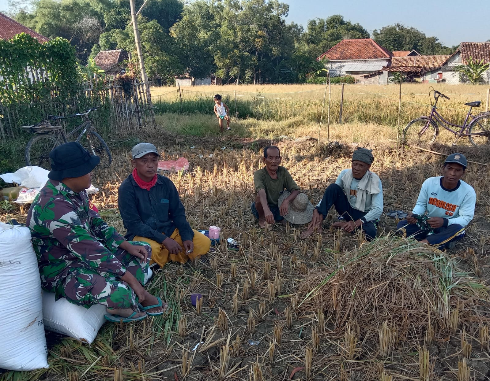 Serka Triman, Perkuat Manunggal Bersama Poktan Desa untuk Ketahanan Pangan