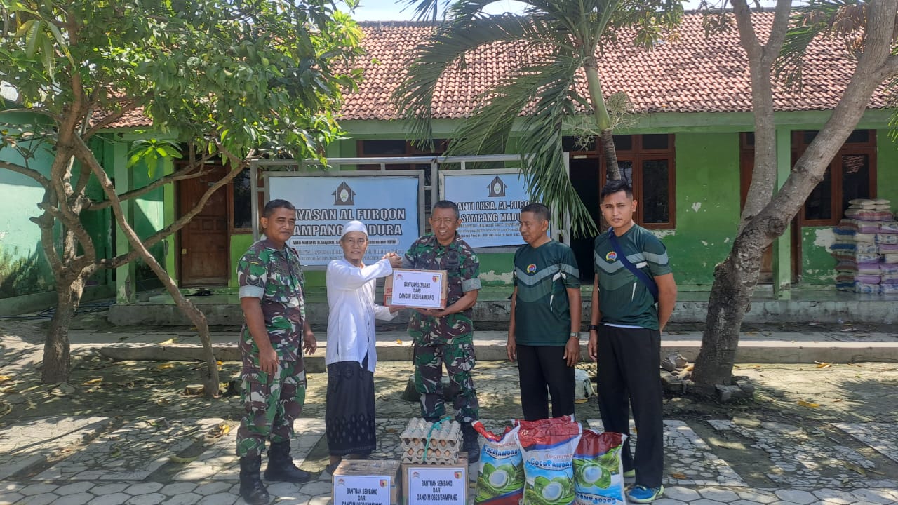 Kodim Sampang Tebar Kepedulian: Santuni Anak Yatim-Piatu Yayasan Al Furqon