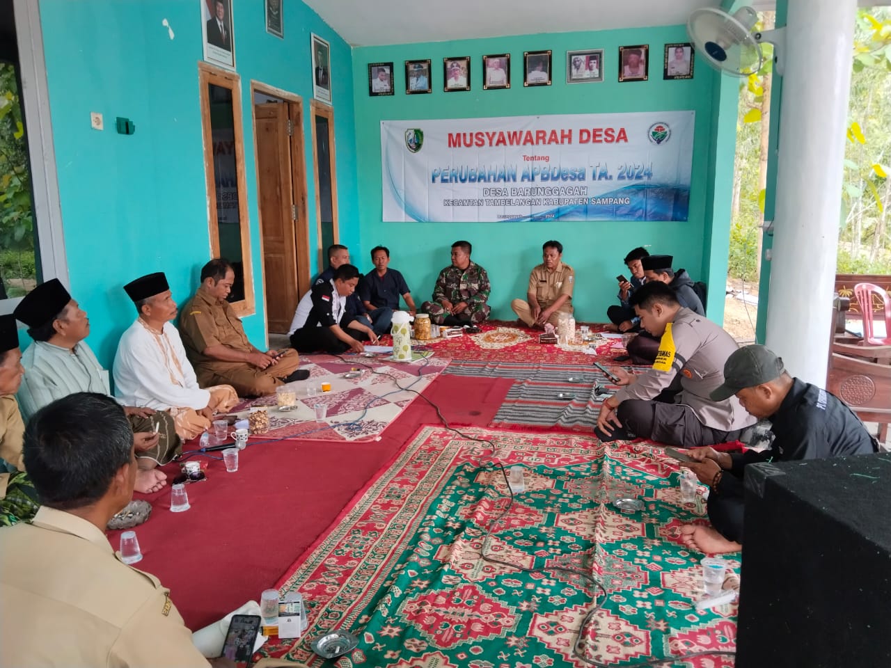 Babinsa Tambelangan Bersama Muspika, Wujudkan Aspirasi Melalui Musrenbangdes