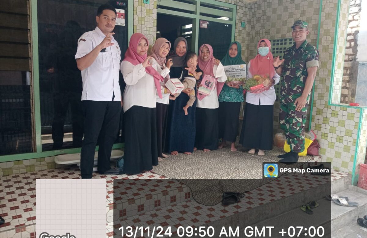 Sinergi Peduli: Babinsa Sertu Mulyono dan Tim Kesehatan Bantu Cegah Stunting di Sampang