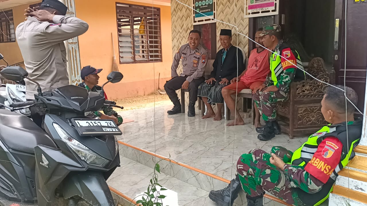 Sinergi TNI-Polri: Patroli Gabungan dan Silaturahmi Tokoh Masyarakat Sambut Pilkada Serentak di Kedungdung