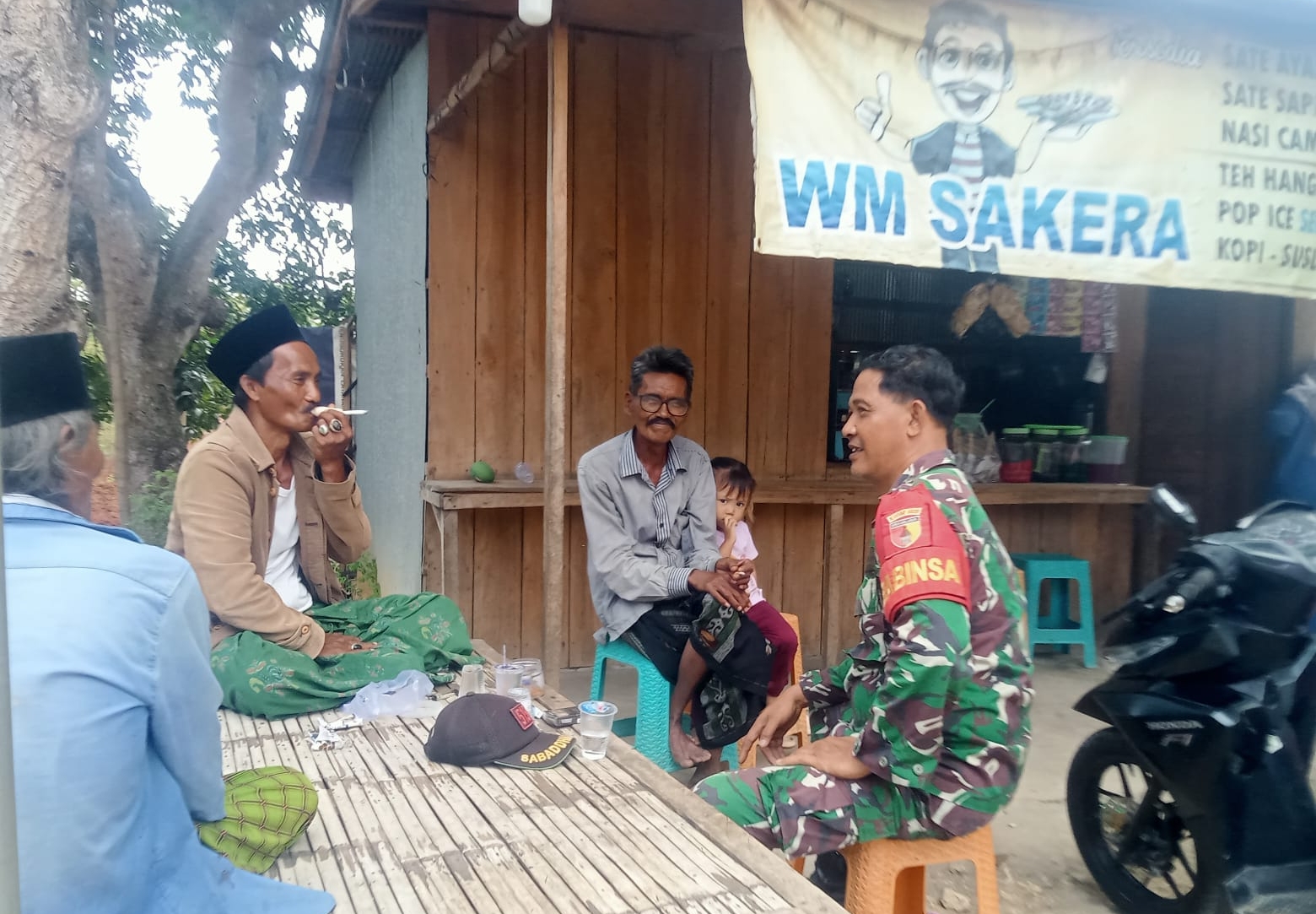 Serda Wagiman Gelar Komsos Bersama Tokoh Masyarakat Desa Tapan, Perkuat Sinergitas TNI dan Warga