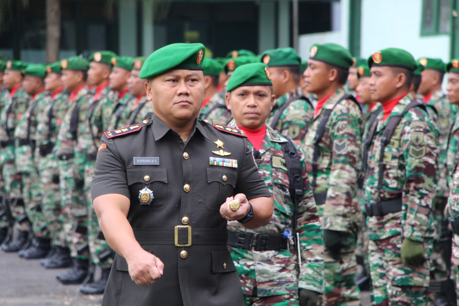 Kodim 0828/Sampang, Gelar Upacara Hari Juang TNI AD ke – 79 Tahun 2024