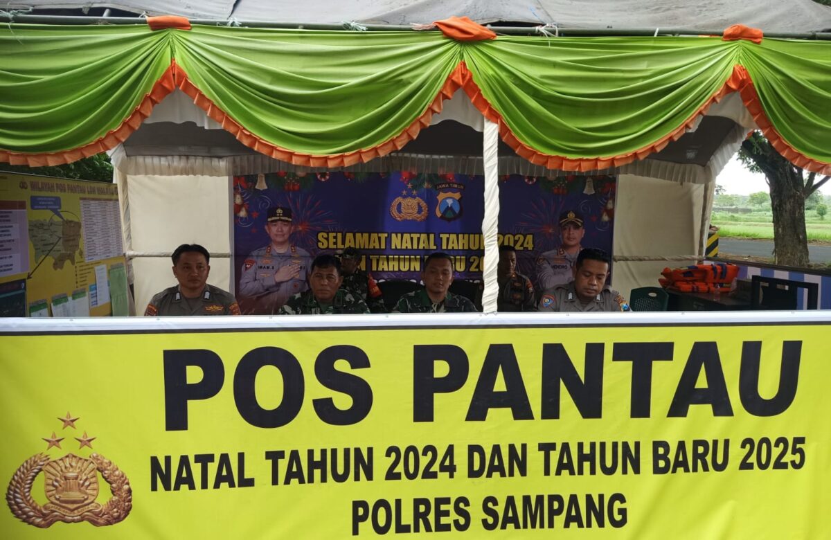 Kolaborasi Tangguh: Babinsa dan Polsek Sokobanah Amankan Liburan Nataru 2025 di Pos Pantau Pantai Lon Malang