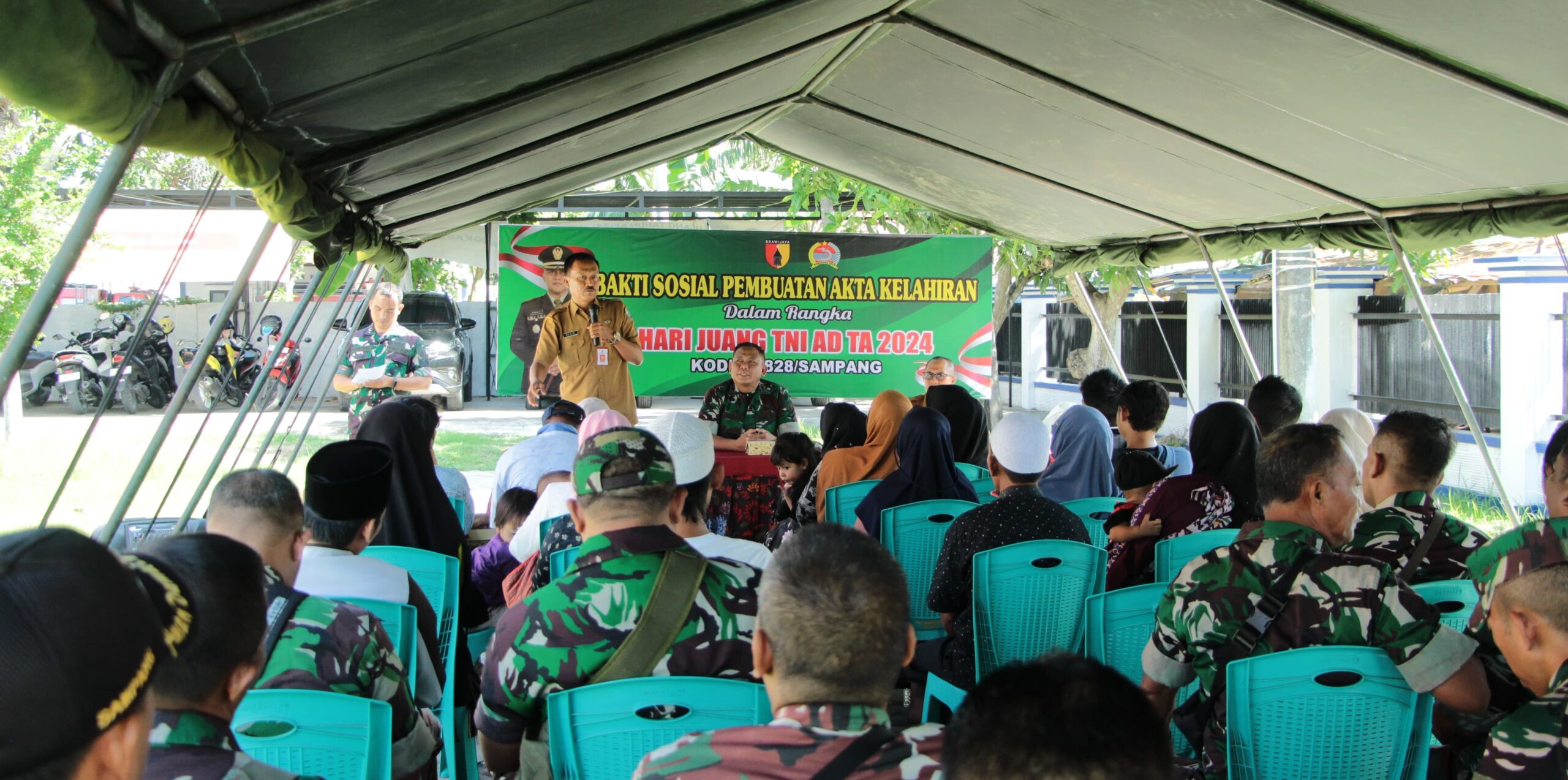 Hari Juang TNI-AD: Kodim Sampang Hadirkan Layanan Akta Kelahiran Gratis untuk Warga