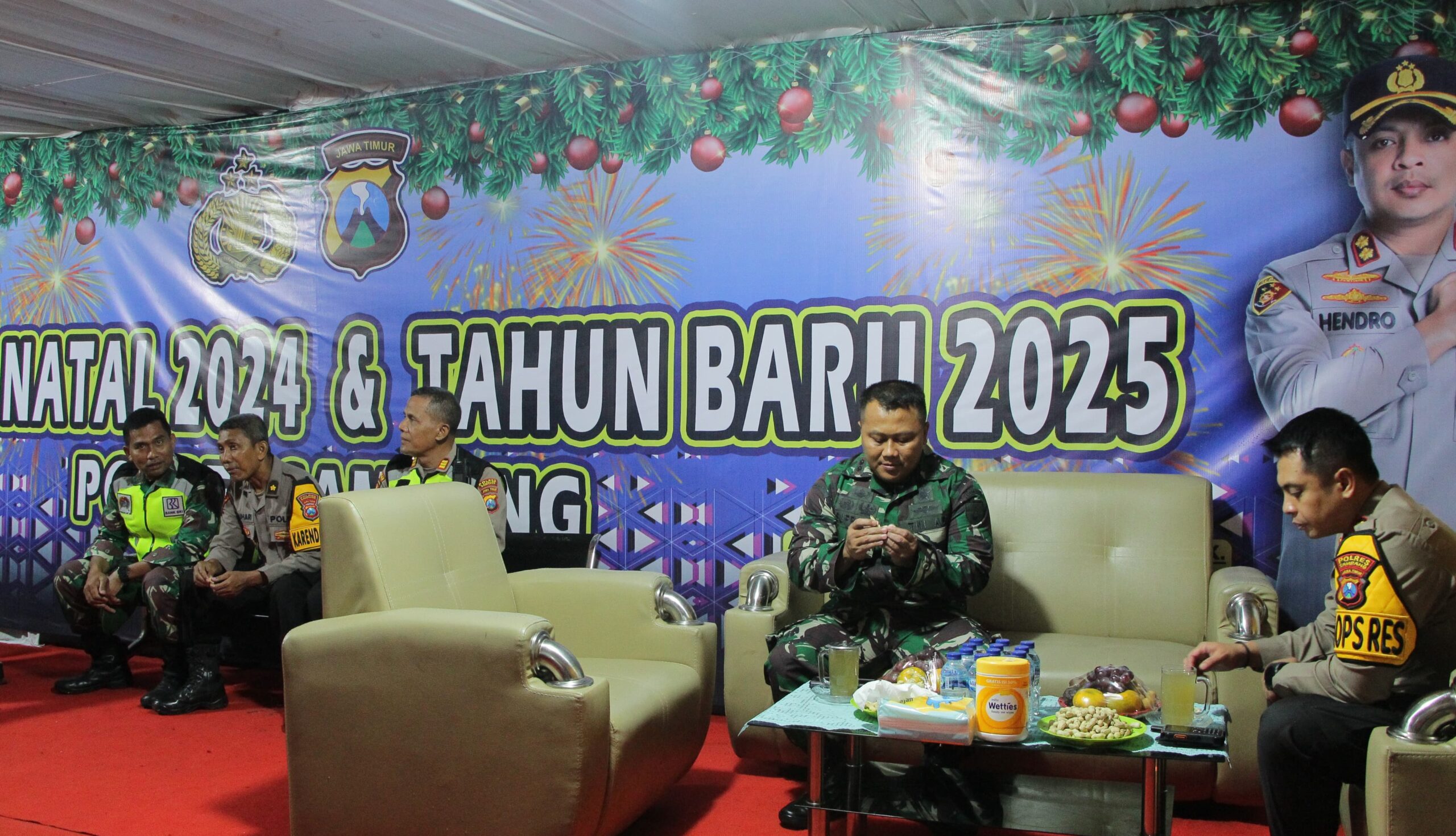 Harmoni Keamanan: Patroli Malam Dandim dan Kapolres Sampang Menyambut Nataru 2025