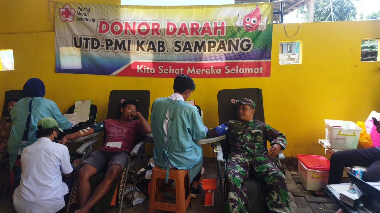 Serda Kusnadi Aksi Donor Darah di Puskesmas Omben, Tingkatkan Kepedulian Sosial