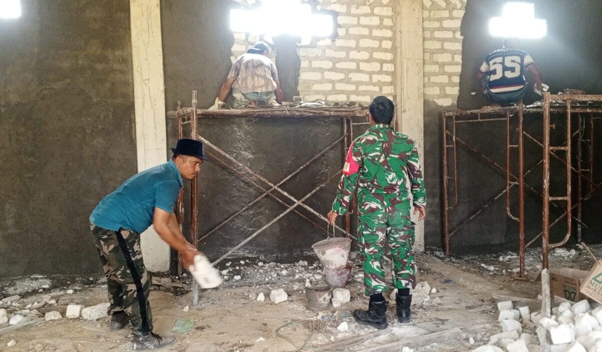 Bakti TNI AD untuk Rakyat: Kodim Sampang Wujudkan Sekolah Pesantren yang Lebih Layak