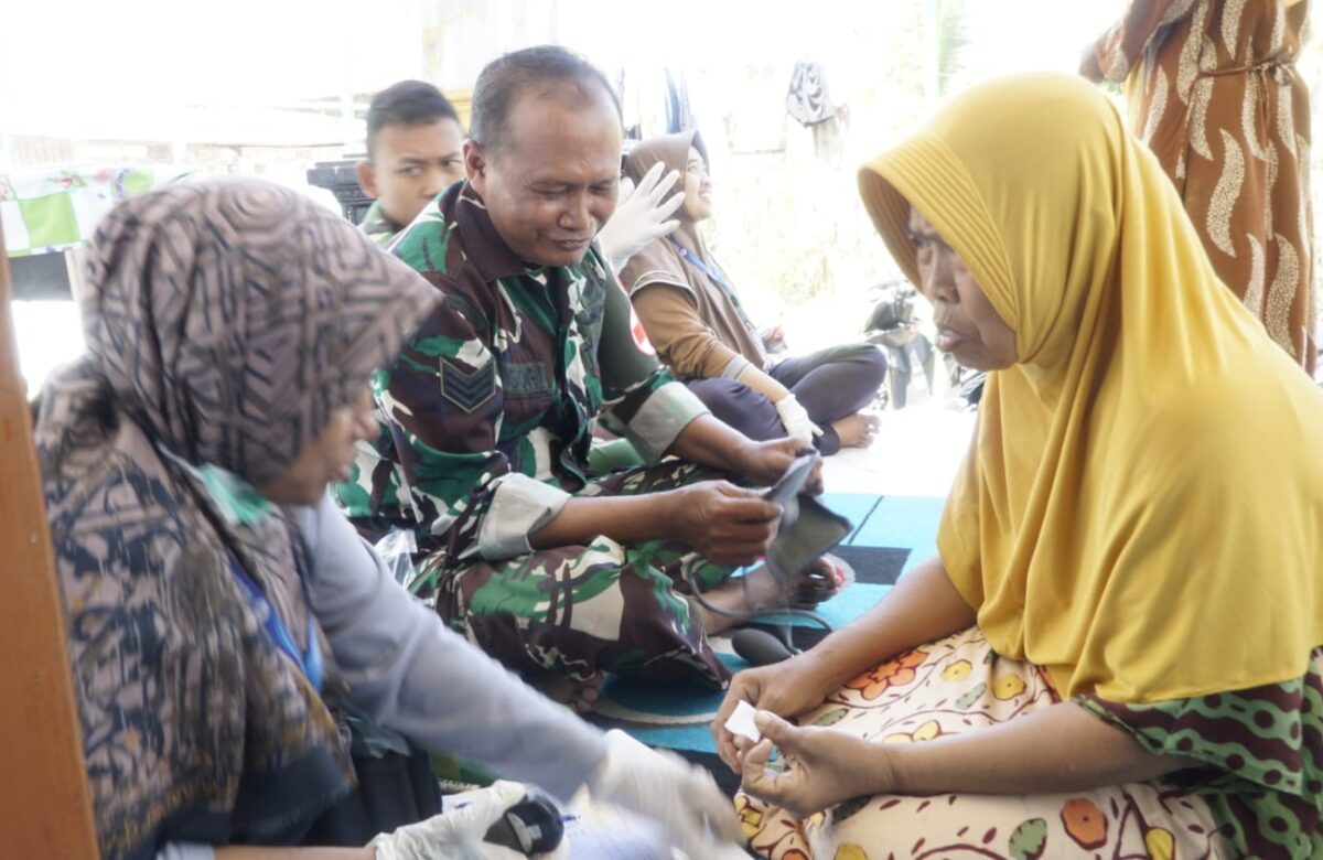 Sentuhan TMMD untuk Generasi Sehat, Posyandu di Panyepen Hadirkan Layanan Penuh Kepedulian