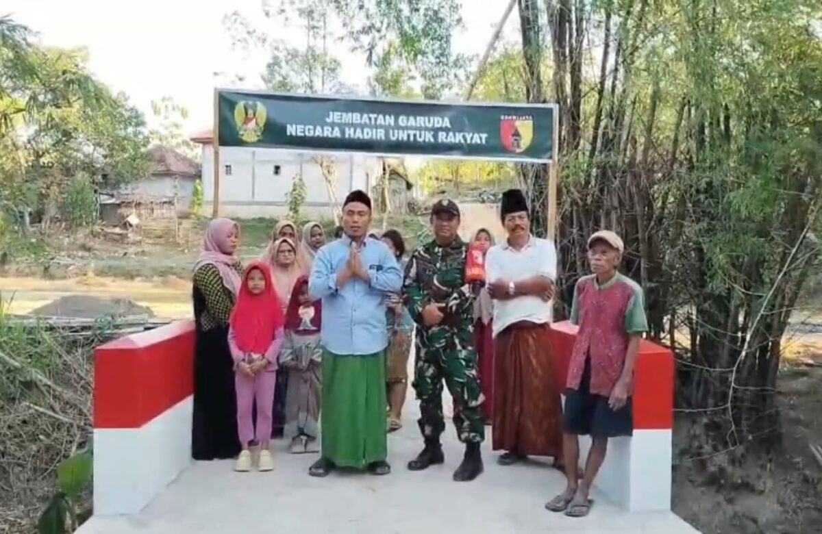 Jembatan Kokoh Rampung, Senyum Warga Jadi Ungkapan Terima Kasih untuk Presiden dan TNI