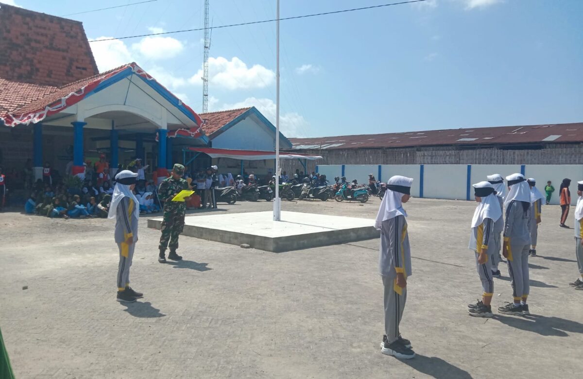 Semangat Merah Putih, Babinsa Pangarengan Jadi Juri PBB Pelajar