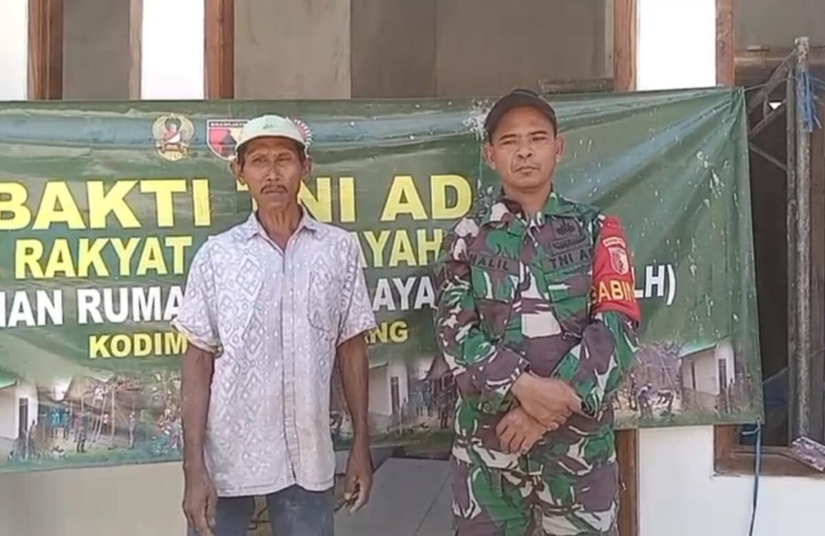 Rumah Rampung, Harapan Pun Tumbuh: Bakti TNI AD Hadirkan Hunian Layak bagi Abd Halim