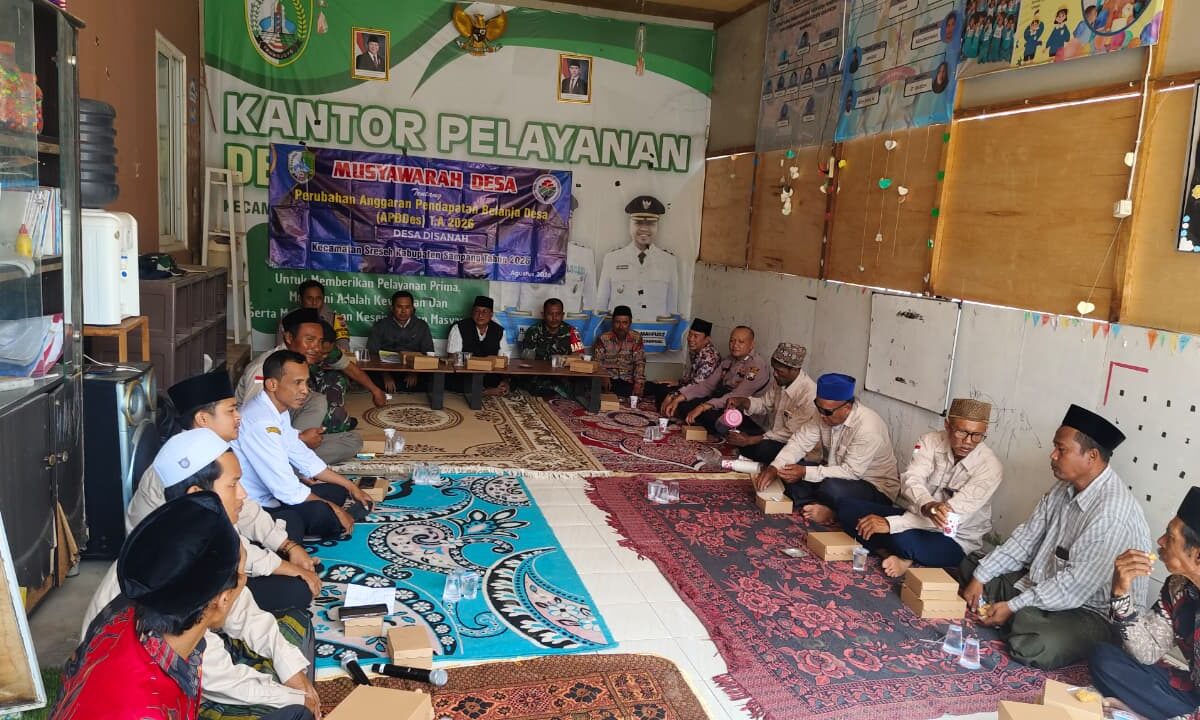 Babinsa Sreseh Hadir di Tengah Warga, Kawal Musdes dan Penyusunan RKPDes 2027