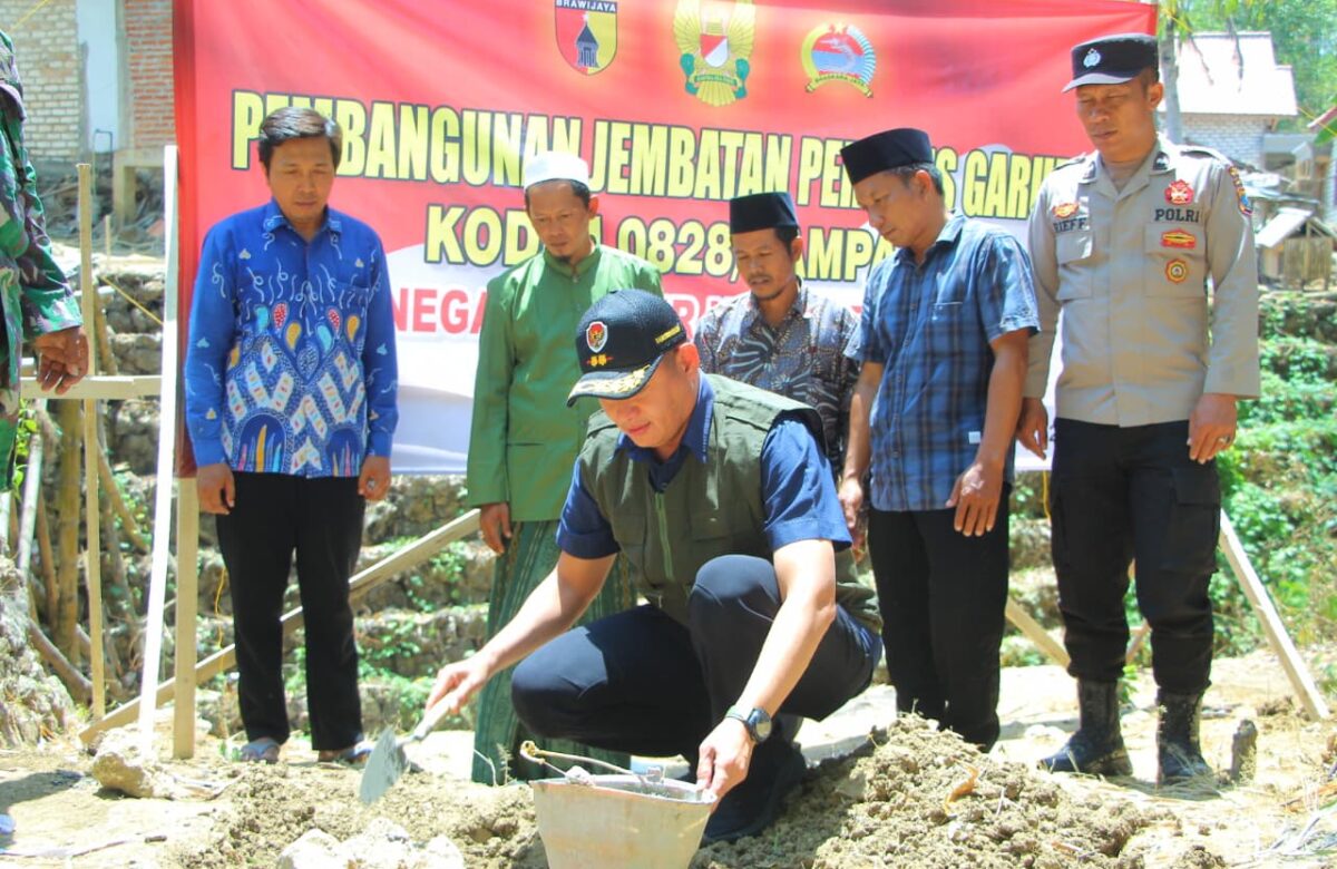 Batu Pertama Diletakkan, Jembatan Perintis Garuda Bawa Semangat Baru bagi Warga Tanah Merah
